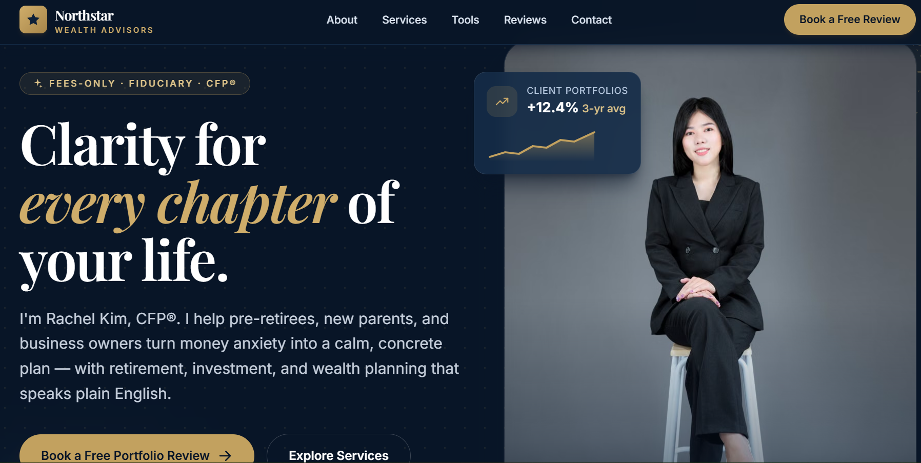 Northstar Wealth Advisors website screenshot
